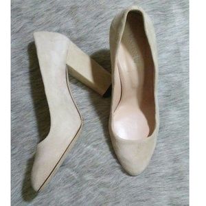 J. Crew I Cream Suede Pump Size 5
